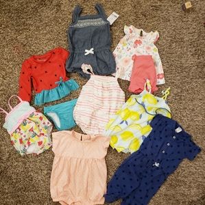 Baby girl warn weather lot